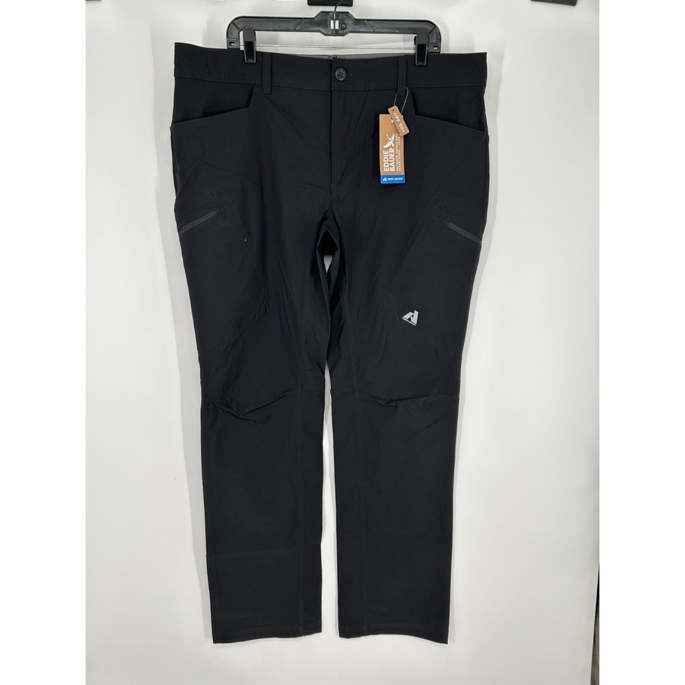 Eddie Bauer Fleece Lined Guide Pro Pants 40x36 Hiking Cargo First Ascent Chino